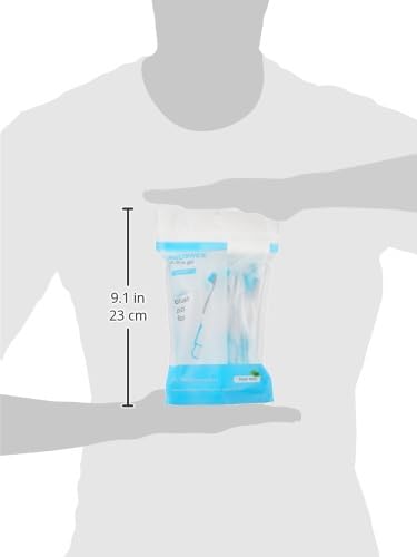 The Evolution of Oral Care | 4-in-1 Tool (Paste + Brush + Floss + Pick) | Individually Wrapped | Disposable | Prepasted Travel Toothbrushes | Small Adult Toothbrush - (120-Pack)