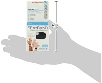 Sea-Band Anti-Nausea Acupressure Wristband for Motion & Morning Sickness, Pack of 2 Sets