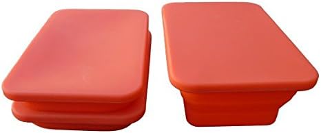 Oven & Microwave Safe Silicone Collapsible Lunch Box / Cake Mold / Food Container with Silicone Lid - Bake, Cook, Freeze, Heat, Store all in the Same Container!