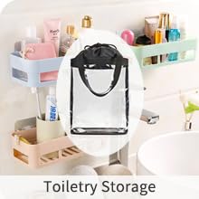 Clear Toiletry Bag, Travel Toiletry Bag for Women, TSA Approved Claer Bag, Waterproof Clear Makeup Bag Cosmetic Pouch, Transparent Makeup Organizer, Carry on Airport Airline Compliant