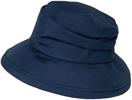 Comhats Rain Hat for Women Waterproof Wide Brim Sun Hats for Ladies UV Protection Summer Bucket Hats Beach Packable 55-62CM
