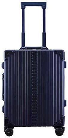 All Aluminum Lightweight Carry-On Luggage - Hardside Carry-On Suitcase, TSA Approved, Hard Shell Suitcase for Travel, Airline Approved 21 Inch Hard Spinner Wheels Luggage (Sapphire)