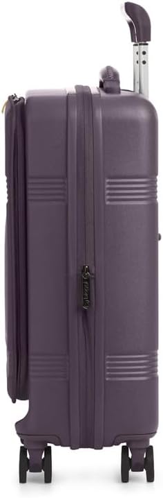 biaggi Runway Hybrid Carry-On Luggage - Polycarbonate Shell, Lightweight Expandable Travel Bag, Expandable, TSA-Approved (Hardside Carryon, Navy Blue)
