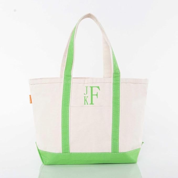 CB STATION Medium Classic Canvas Tote Bag for Women, Top Zipper Closure, Outer Pocket, Daily Essentials, Groceries, Traveling