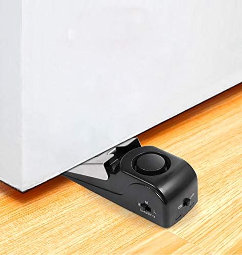 TOWODE Upgraded Door Stop Alarm 3-Pack, Stoppers Security with 120 dB - Great Gift for Traveling Hotel Home Apartment Stopper Tools