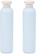 8.8 oz Travel Shampoo Bottles, Refillable Flip Cap Squeeze Bottles for Toiletries, Large Leakage-proof Travel Shampoo and Conditioner Bottles (Blue)