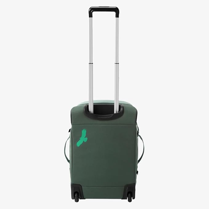 Eagle Creek Cargo Hauler XT Wheeled Duffel - Wheeled Backpack Duffel - Deployable Backpack Straps - Lockable U-Lid & Easy Access Compartment - Duck Green