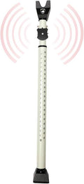 Guard Dog Security Adjustable Sliding Door Security Bar, Door Jammer 2-in-1 Adjustable Door Knob and Sliding Patio Door Stoppers Security with Alarm, 40 Different Adjustments