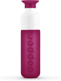 Preserve Dopper Water Bottle, 15.25 Ounce, Funky Fuchsia