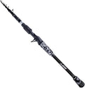 RIFT Venture Telescopic Fishing Rods, Rubber Grips, Fuji Guides, Carbon Fiber Rod, Durable Solid Carbon Tip, Floating Guides, Spinning Casting Travel Rod