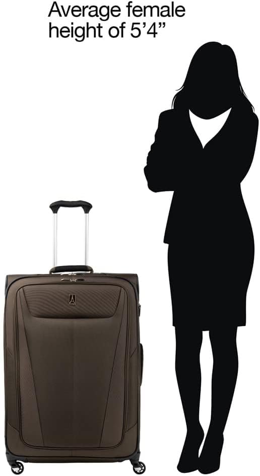 Travelpro Maxlite 5 Softside Expandable Checked Luggage with Spinner Wheels, Lightweight, 29-Inch — Mocha