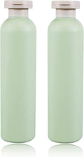 13.5oz Squeeze Bottles with Flip Cap, Refillable Plastic Travel Bottles for Creams, Lotion, Shampoo, Conditioner (2 Pcs)