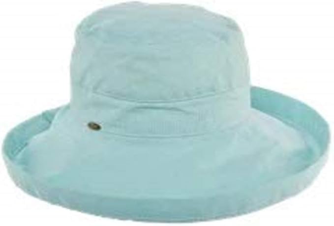 Scala Women's Cotton Hat with Inner Drawstring and Upf 50+ Rating