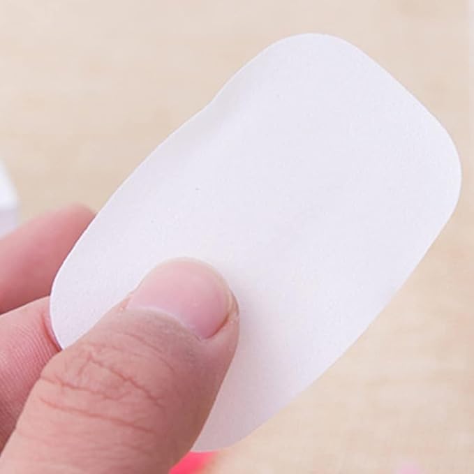 5 Boxes 500 Sheets Disposable Soap Paper Hand Cleaner Fragrance Mini Color Soap Paper for school Indoor, Outdoor, Travel, Camping Hiking Shampoo