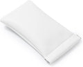 PU Leather Jewelry Travel Pouch Bag Leather Sunglasses Pouch Christmas,Wedding Party Favor Gift Bag(Pearl White)