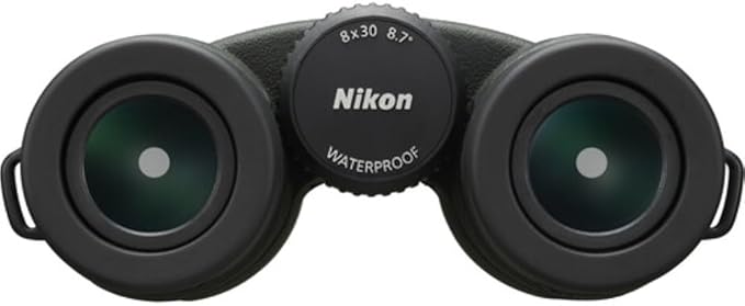 Nikon PROSTAFF P7 8x30 Binoculars Bundled with Harness Strap + Deluxe Cleaning Kit + Smartphone to Binocular Adapter + Microfiber Cleaning Cloth (5 Items)