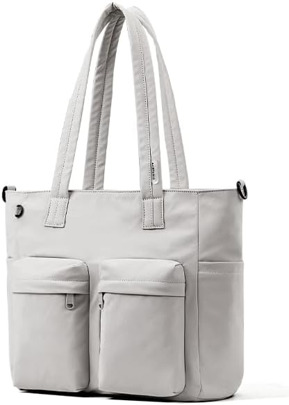 aji Tote Bag for women work, Water-Resistant Tote Bag with Multi Pockets,for Work/Travel/College/Daily