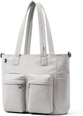 aji Tote Bag for women work, Water-Resistant Tote Bag with Multi Pockets,for Work/Travel/College/Daily