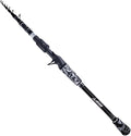 RIFT Venture Telescopic Fishing Rods, Rubber Grips, Fuji Guides, Carbon Fiber Rod, Durable Solid Carbon Tip, Floating Guides, Spinning Casting Travel Rod