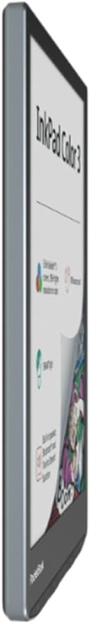 PocketBook InkPad Color 3 E-Book Reader - Enhanced 7.8'' Color E-Paper E-Ink Screen - Eye-Friendly E-Reader for Comics - SMARTlight - Audiobooks & Text-to-Speech - Bluetooth® & Built-in Speaker