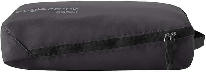 Eagle Creek Pack-It Starter Set - Includes S Isolate Cube, M Isolate Cube & L Pack-It Reveal Garment Folder L - Lightweight Travel & Storage Essentials - Black