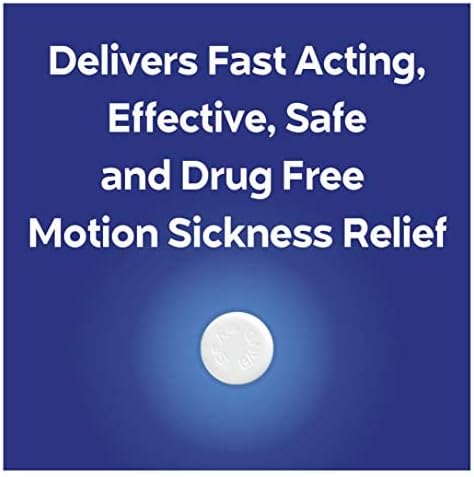 Sea-Band Anti-Nausea Acupressure Wristband for Motion & Morning Sickness, Pack of 2 Sets