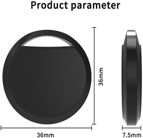Air Tracker Tags 4 Pack Smart Tag Bluetooth Trackers Work with Apple Find My (iOS Only), Lightweight Tag Prevent Loss of Luggage Wallets Keys Bags,Replaceable Battery,IP67 Waterproof