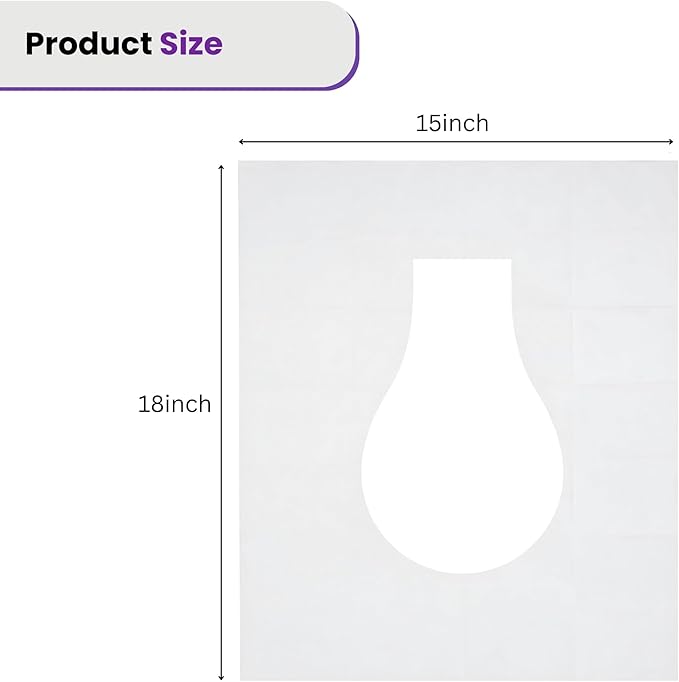 ST&JT Disposable Toilet Seat Covers - Biodegradable, Extra-Large, Eco-Friendly – Travel Toilet Seat Covers Disposable Flushable - Hygienic Protection for Adults & Kids in Public Restrooms (50 Pack)