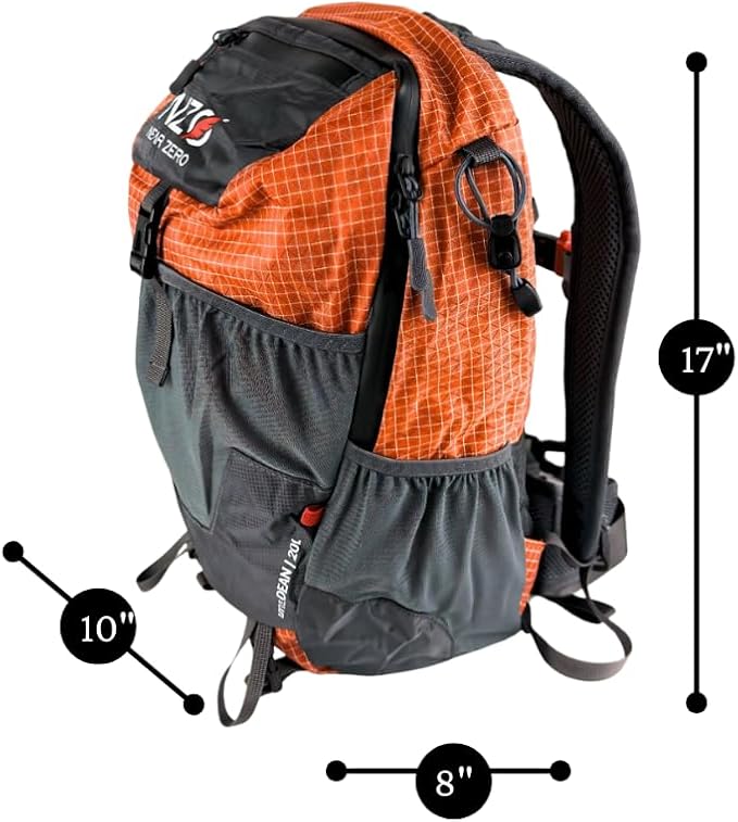 NEAR ZERO 20L Little Dean - Camping Backpack, Lightweight Hiking Backpack for Kids and Adults, Daypack with Smart Storage
