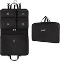 Hanging Packing Cubes,Garment Bags for Travel and Storage, Travel Apparel Bags for Men Women with 5 Solid Color Pockets, Storage Bags for Clothes, Socks,Underwear for Carry on Suitcase (Black)