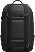 Db Journey Ramverk Backpack - Durable Travel Backpack with Laptop Compartment & Pockets for Work, Luggage with Roller Bag Hook Up System, 26L - Black Out