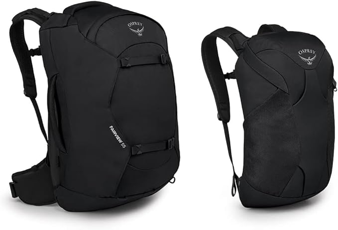 Osprey Fairview 55L Women's Travel Backpack, Black