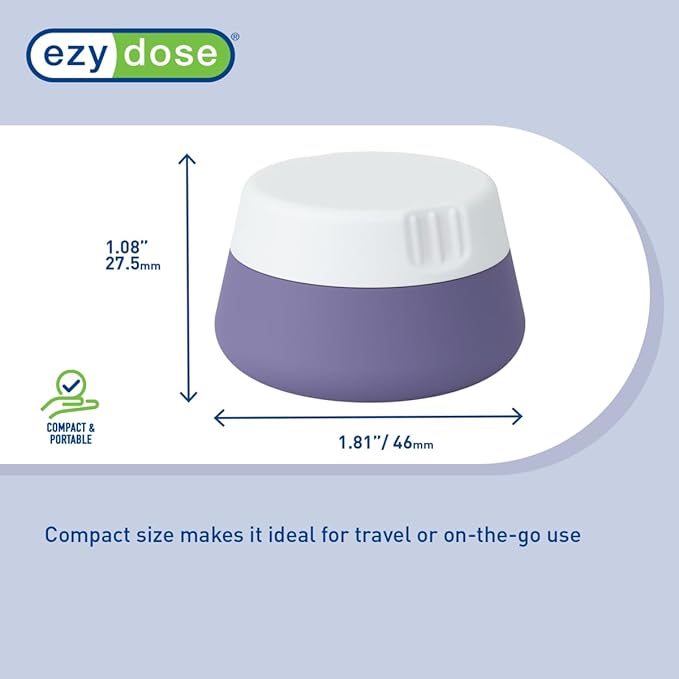 EZY DOSE Silicone Jar, Multi-Purpose Travel-Sized Container, Washable and Reusable, Versatile and Durable Container for Storage, Organizing and Preserving, Grayscale Colors, BPA Free, 3-Pack