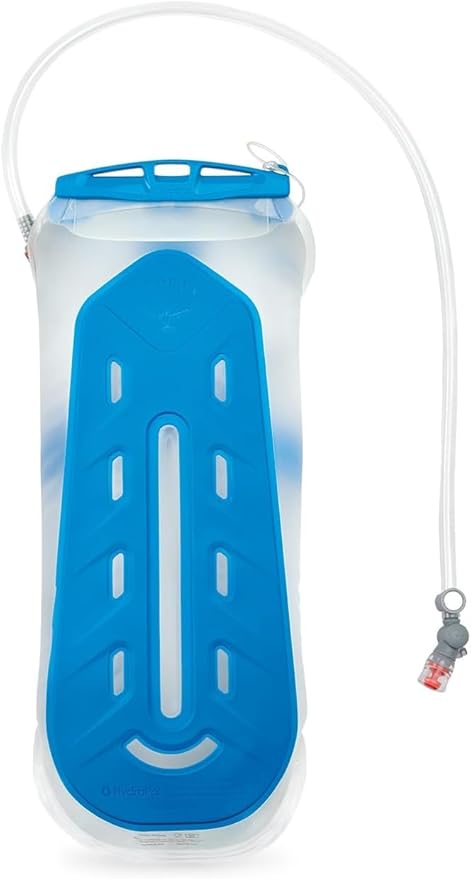 Osprey Hydraulics 3L Backpack Water Reservoir with Bite Valve - BPA-Free, Leakproof Hydration Bladder with QuickConnect and Slide-Seal - Compatible with Most Hiking and Biking Packs, Clear
