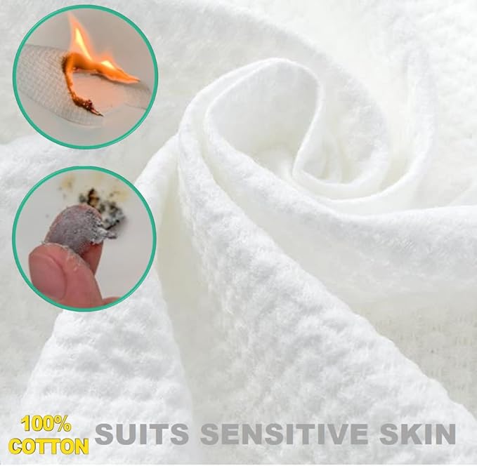 Premium Travel washcloth, Thicker Larger Compressed Towels (11.8“X 10.6”), Portable