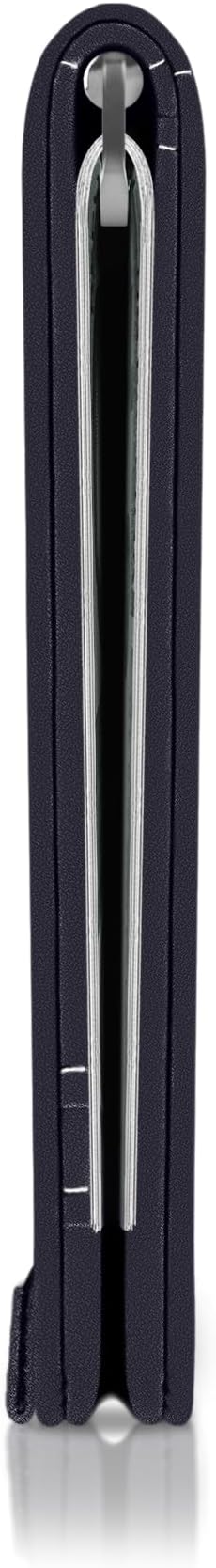 Kings Loot Custom Wallet for Men | Engraved Leather Slim Wallet with Money Clip | Personalized RFID Blocking Design | Minimalist & Stylish Wallets (Blue)
