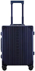 All Aluminum Lightweight Carry-On Luggage - Hardside Carry-On Suitcase, TSA Approved, Hard Shell Suitcase for Travel, Airline Approved 21 Inch Hard Spinner Wheels Luggage (Sapphire)