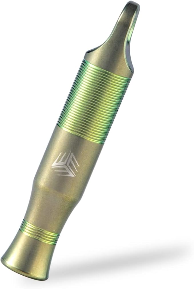 WeKnife Emergency Whistle Survival Loud, Titanium Outdoor Safety Whistle Survival Shrill Loud Blast with Paracord for Kayak, Life Vest, Jacket, Boating, Fishing,Camping, Hiking, Hunting, Coyote