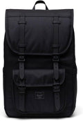 Herschel Supply Co. Little America Mid, Black Tonal, One Size