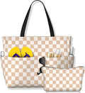 Waterproof Beach Tote Pool Bags for Women Ladies Extra Large Gym Tote Bag for Weekender Travel with Small Pouch