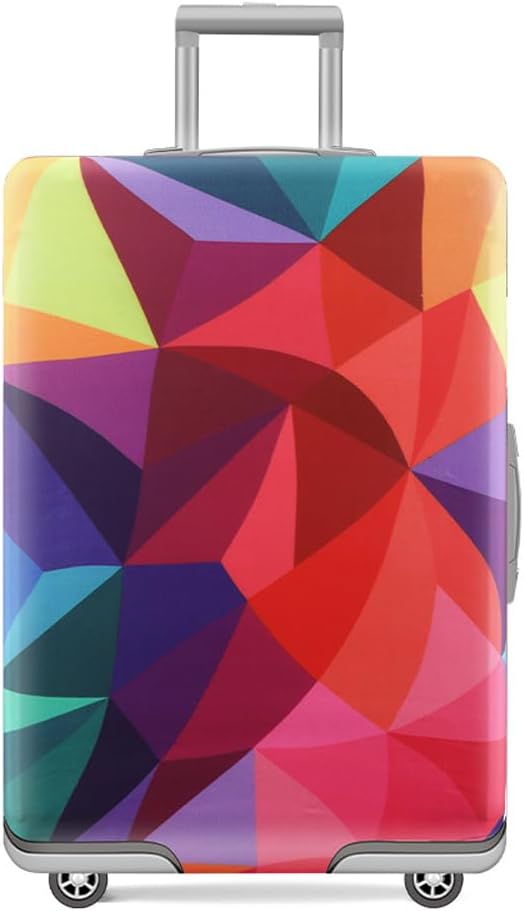 MosaiRudo Travel Luggage Covers For Suitcase Tsa Approved,Suitcase Cover Protector Fit 18-32 Inch Luggage Travel Accessories (T2488, M)