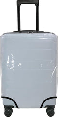 HYPER VENTURE Clear PVC Luggage Cover Full Transparent Suitcase Protector Fits 20 Inch Luggage, S