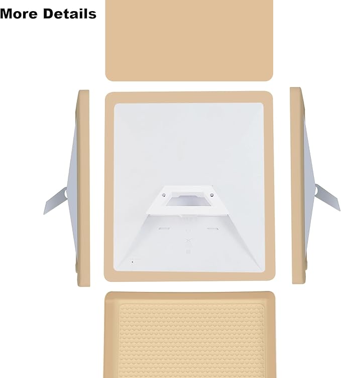 Starlink Mini Protective Cover Case, Starlink Mini Accessories Silicone Protective Case for Starlink Mini Dish Khaki