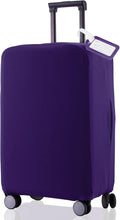 Travel Luggage Cover Suitcase Protector Scratch-Resistant Fit 19-31 Inch Suitcase, Not Included Suitcase (Purple, S(19-21 inch))