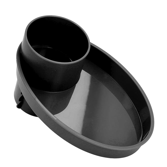 Snack Tray for Kids Car Seat with Secure and Sturdy Design, Versatile Usage, Compact and Portable Design, Easily Attachable, Cup Holder (Black)