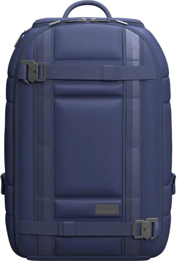 Db Journey Ramverk Backpack - Durable Travel Backpack with Laptop Compartment & Pockets for Work, Luggage Backpack with Roller Bag Hook Up System, 21L - Blue Hour