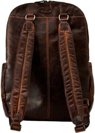 FRYE Men's Logan Antique Pull Up Backpack, Dark Brown, One Size