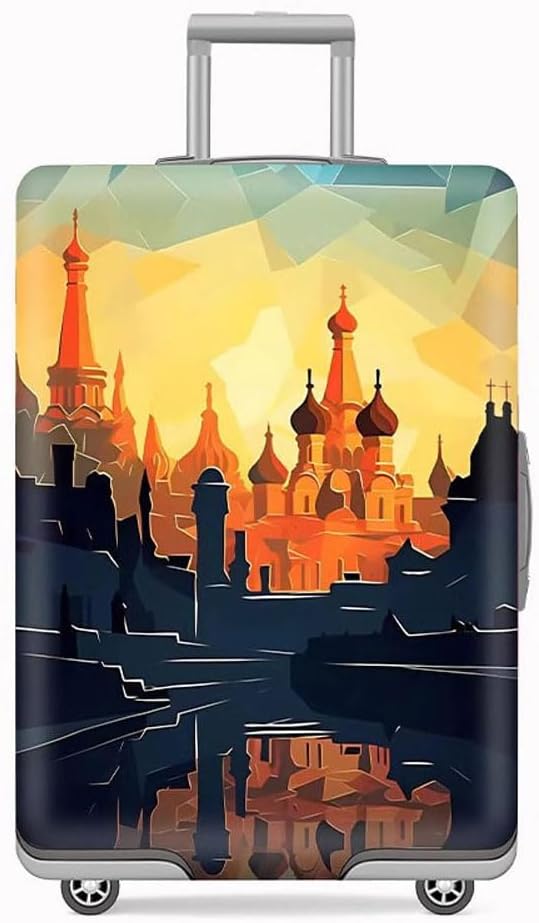 MosaiRudo Travel Luggage Covers For Suitcase Tsa Approved,Suitcase Cover Protector Fit 18-32 Inch Luggage Travel Accessories (T2506, XL)