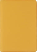 Fenice Classic Passport Cover Holder Wallet Case for Travel Essential RFID Blocking Vegan Leather Waterproof (YELLOW)