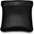 PU Leather Jewelry Travel Bag Leather Jewelry Pouch Christmas,Wedding Party Favor Gift Bag (S, Black)